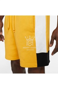 กางเกงขาสั้นผ้าฟลีซสำหรับผู้ชายกางเกงขาสั้นสไตล์ใหม่มีกระเป๋าเชือกผูกโพลีเอสเตอร์100% สำหรับออกกำลังกายจ็อกเกอร์ออกกำลังกายเทคนิคการระเหิด - Product Image 5