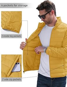 Chaqueta Acolchada Ecológica para Hombre 2025, Personalizable, Cuello Alto, Logotipo Frontal, Manga Larga, Invierno, Secado Rápido, Transpirable, Venta al Por Mayor - Product Image 6