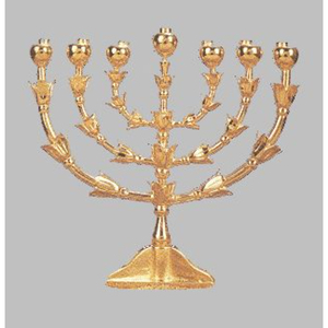 Candelabros únicos de latón para candelabros decorativos de boda, candelabro de 7 brazos, candelabro de templo religioso - Product Image 1