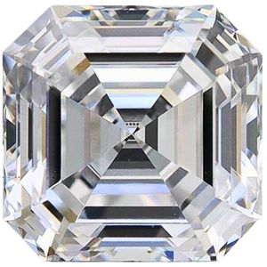 Diamante de Laboratorio Asscher de 5 Quilates, Color F, Claridad VS2, Certificado IGI, Corte Asscher, Suelto - Product Image 2