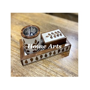 Ensemble de 2 brûleurs à l'oud Mabkhar de taille et de forme personnalisées Brûleur d'encens à l'oud arabe en bois à un prix raisonnable - Product Image 5
