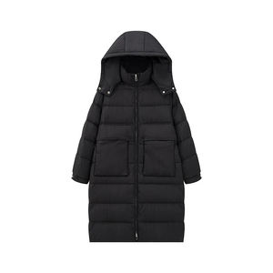 เสื้อแจ็กเก็ตขนเป็ดบุนวมสำหรับผู้หญิงมีปกขนหนาเสื้อกันหนาวบุฟองน้ำสำหรับใช้งานหนักในฤดูหนาว - Product Image 3