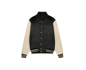 Men Satin Varsity Baseball <b>Jacket</b> Embroidery Patch Bomber Winter <b>Jacket</b> High Street <b>Reversible</b> <b>Jacket</b> for Men - Product Image 6