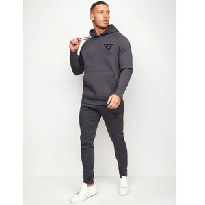 Conjunto de chándales Diseñador Hoody Jogging Bottoms Jersey gris chándales sudaderas con capucha y Conjunto de 2 piezas con bordado personalizado OME - Product Image 1