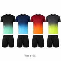Conjunto de Uniforme de Fútbol Sublimado Personalizado, 100% Poliéster, 120 GSM, Secado Rápido, Transpirable, para Hombre, Ropa Deportiva de Equipo