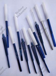 Vitreoretinal-microtijeras y pinzas de acero inoxidable y titanio, 20g, 21g, 23g - Product Image 3