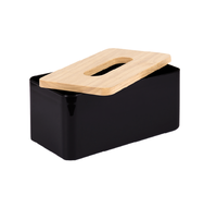 Boîte cadeau en papier de soie d'emballage Boîte à mouchoirs en bois de qualité supérieure Taille biodégradable pour chambre à coucher Salon et chambre d'amis