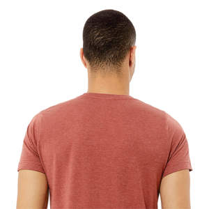 Heather Clay Unisex CVC Camiseta de manga corta: 52% Airlume peinado y anillo de algodón hilado, 48% Poly, 32 Singles, 4,2 oz - Product Image 6