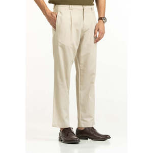 Pantalones de Rayón/Nailon Plisados Casuales de Invierno para Hombre, Corte Recto, Color Gris Niebla, MN-TRC-WS25-001 B Fitness Wear - Product Image 5