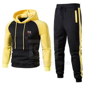 ชุดจ๊อกกิ้งผู้ชายคุณภาพสูงขายดีที่สุดชุดเทรนนิ่งแบบมีฮู้ดพิมพ์โลโก้ได้ตามต้องการสำหรับฤดูหนาวขนาดใหญ่พิเศษ - Product Image 1