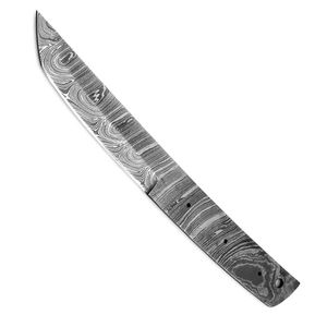 Damascus Steel High Quality Kitchen Cleaver <b>Blade</b> with DIY Steel Handle Camping <b>Knife</b> OEM Option - Product Image 2