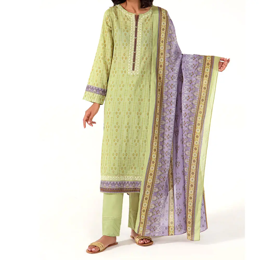 2022 Pakistani New Style Top Linen Clothing 2022 Best Quality Ladies Linen Dresses In Different Colors