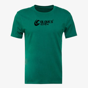 T-shirt de sport à manches courtes pour homme en coton 100% tricoté de haute qualité Impression sérigraphique personnalisée T-shirt vierge personnalisable Séchage rapide - Product Image 5