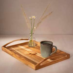 Multifunction food display and storage solid hardwood <b>trays</b> best quality sustainable natural <b>wooden</b> <b>tray</b> - Product Image 3