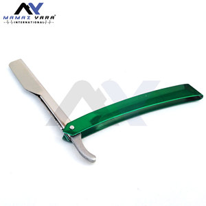 Navajas de Afeitar Rectas con Hoja Reemplazable, Herramienta Profesional de Barbería para Hombres, Afeitado Clásico en Húmedo, Soporte de Acero Inoxidable - Product Image 5