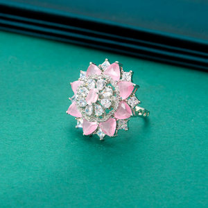 Wholesale High Quality Fashion Classic Finger <b>Ring</b> With Rhodium Plating Fashion Accessory - Product Image 5