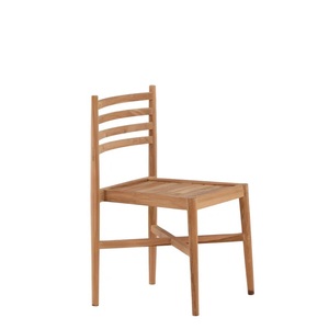Silla de ocio de madera de teca minimalista ecológica de alta calidad, bambú refrescante hecho en Vietnam para el hogar, comedor, vida al aire libre - Product Image 1