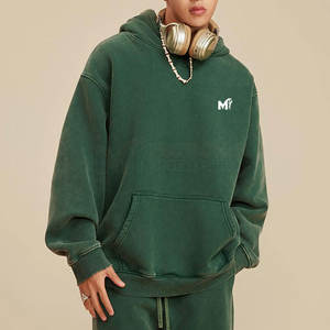 เสื้อฮู้ดดี้โอเวอร์ไซส์ แฟชั่น ราคาถูก ผ้าคอตตอนผสม เหมาะสำหรับใส่กลางแจ้ง เสื้อฮู้ดดี้โอเวอร์ไซส์สำหรับผู้ชาย - Product Image 5