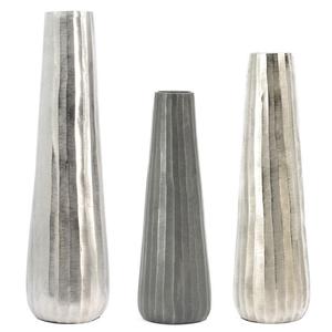 Vase de table plaqué argent de forme carrée moderne de vente chaude pour la maison et les décorations de mariage - Product Image 3