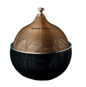 Calentador de alimentos de acero inoxidable, cazuela de diseñador hecha a mano de excelente calidad, última colección, vajilla, calentador de alimentos de Metal - Product Image 3