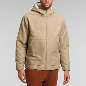 Sweat à capuche zippé pour hommes, vêtements d'hiver pour l'extérieur/Sweat à capuche zippé de longueur régulière en coton vierge personnalisé pour hommes - Product Image 1
