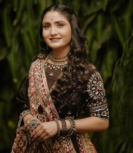 Nueva impresión digital de algodón de muselina especial Navratri y lienzo de trabajo de espejo Real Patta con Cancan Lehenga Choli con Dupatta - Product Image 5