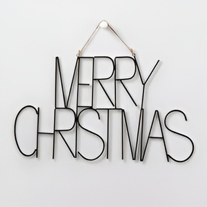 Fabriqué à la main nouveau Design moderne décoratif en fer ornements de noël pour arbre de noël tentures de noël couleur et forme personnalisées - Product Image 5