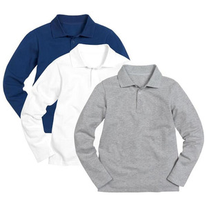 Polo de Manga Larga para Hombre de Alta Calidad, Logotipo Personalizado al por Mayor, Estampado Sólido Informal - Product Image 3