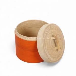 Pot en laque fait à la main, pot de rangement décoratif pour la maison, la cuisine, la table, la salle de bain et les étagères - Product Image 3