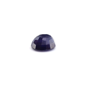 Saphir bleu naturel taille ovale 12,16 carats pierre précieuse non montée (8 mm x 6 mm) - Product Image 3