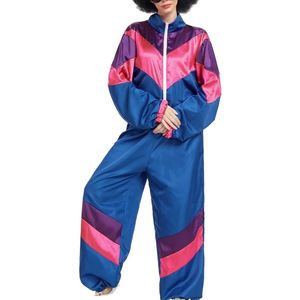 Conjunto de chándal cortavientos de moda para mujer de talla grande, ropa deportiva ligera de dos piezas, conjunto cortavientos con cremallera - Product Image 3