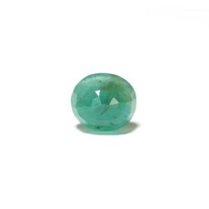 Émeraude zambienne 6,85 carats, diamant naturel de qualité supérieure, pierre brute facettée à taille ovale, créé en laboratoire, traité thermiquement, certifié IGI - Product Image 2