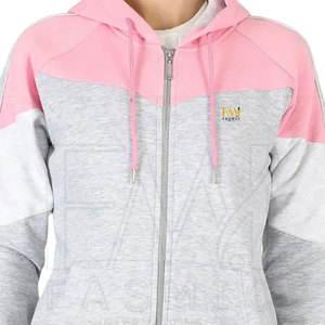 Survêtement deux pièces XXL Slim Fit décontracté de style de rue pour les femmes Logo de marque personnalisable hiver ensembles grande taille en vente - Product Image 6