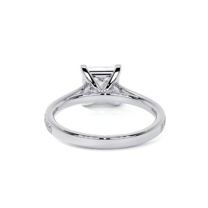 Bague de mariage en diamant de taille princesse 10k jaune rose or blanc bagues de fiançailles - Product Image 4