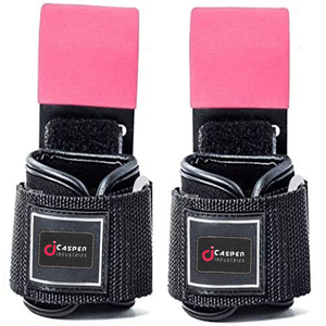 Precio al por mayor ganchos de levantamiento de pesas de neopreno de alta resistencia hechos a medida con logotipo de alta calidad equipo de fitness de alta calidad - Product Image 1