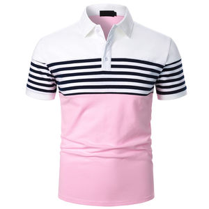 Golf Polo Wholesale <b>Men's</b> <b>High</b> Quality Breathable Polo <b>Shirts</b> 100% Polyester Casual Regular-fit <b>Collared</b> Custom Golf Polo <b>Shirts</b> - Product Image 4