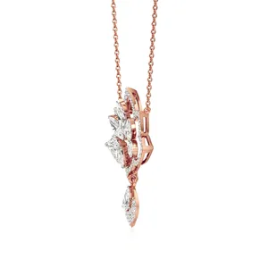จี้เพชรรูปดอกบัวออเรเลีย - Product Image 3