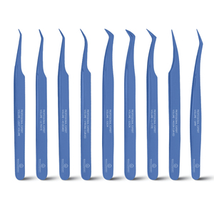 Pince à épiler colorée et écologique pour les extensions de cils antidérapantes - Product Image 1