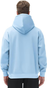 Sweat-shirt à capuche oversize pour homme, uni noir, printemps automne, décontracté, grande taille pour homme et femme - Product Image 2