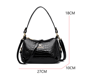 Bolso Tote de Cuero Genuino de Alta Calidad y a la Moda para Mujer, Hecho a Mano, Personalizable, con Cierre de Cremallera, Elegante y de Gran Capacidad - Product Image 5