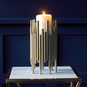 Portavelas de metal de hierro con acabado antiguo Decoración del hogar y el jardín Colección de linternas y tarros de velas del fabricante - Product Image 5