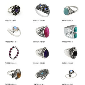 Pierre précieuse de Labradorite brute en argent sterling 925 Bague au look élégant Bijoux faits à la main Prix d'usine direct Fournisseurs de gros Inde - Product Image 5