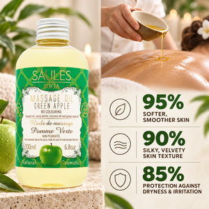 Aceite Corporal de Masaje Herbal 100% Natural de Marca Privada Europea, 200 ml, Vegano, Orgánico, con Aceite de Semilla de Uva, Almendras y Coco, Hidratante para la Piel - Product Image 3