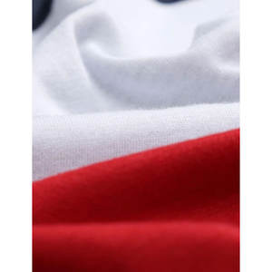 Vente en gros T-shirt à blocs de couleurs 100% coton pour hommes Vêtements décontractés T-shirt de haute qualité avec logo personnalisé pour hommes - Product Image 5