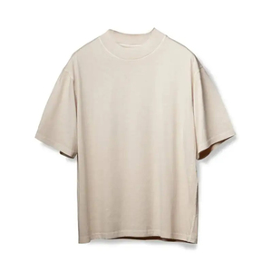 Moda callejera o comodidad en el gimnasio Venta al por mayor de alta calidad 100% algodón Camiseta de talla grande para hombre Peso pesado - Product Image 4