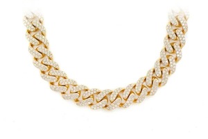 Attrayant 10K Or Moissanite Collier E Couleur Brillant Coupe VVS2 Clarté Luxe Hip Hop Unisexe Plaqué Or Bijoux Fournisseur - Product Image 5