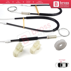 Kit de réparation de lève-vitre BWR235, porte avant droite pour Passat B5 B5.5 3B 3BG Superb MK1 B5 3U 3B1837462 - Product Image 6