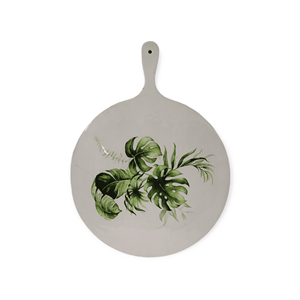 Planche à découper en bois de manguier de luxe blanc Impression personnalisée Ensemble de service artisanal unique fabriqué à la main pour ensembles de vaisselle de cuisine de ferme - Product Image 1