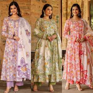 Ensemble de costumes pour femmes spécial été rayonne lourde les plus vendus vêtements indiens et pakistanais mariage pour femmes d'Inde - Product Image 2