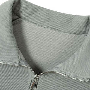 Sweat-shirt à col rond surdimensionné en molleton français vierge OEM 2026, 100% coton, épaules tombantes, sweat-shirt pour homme - Product Image 3